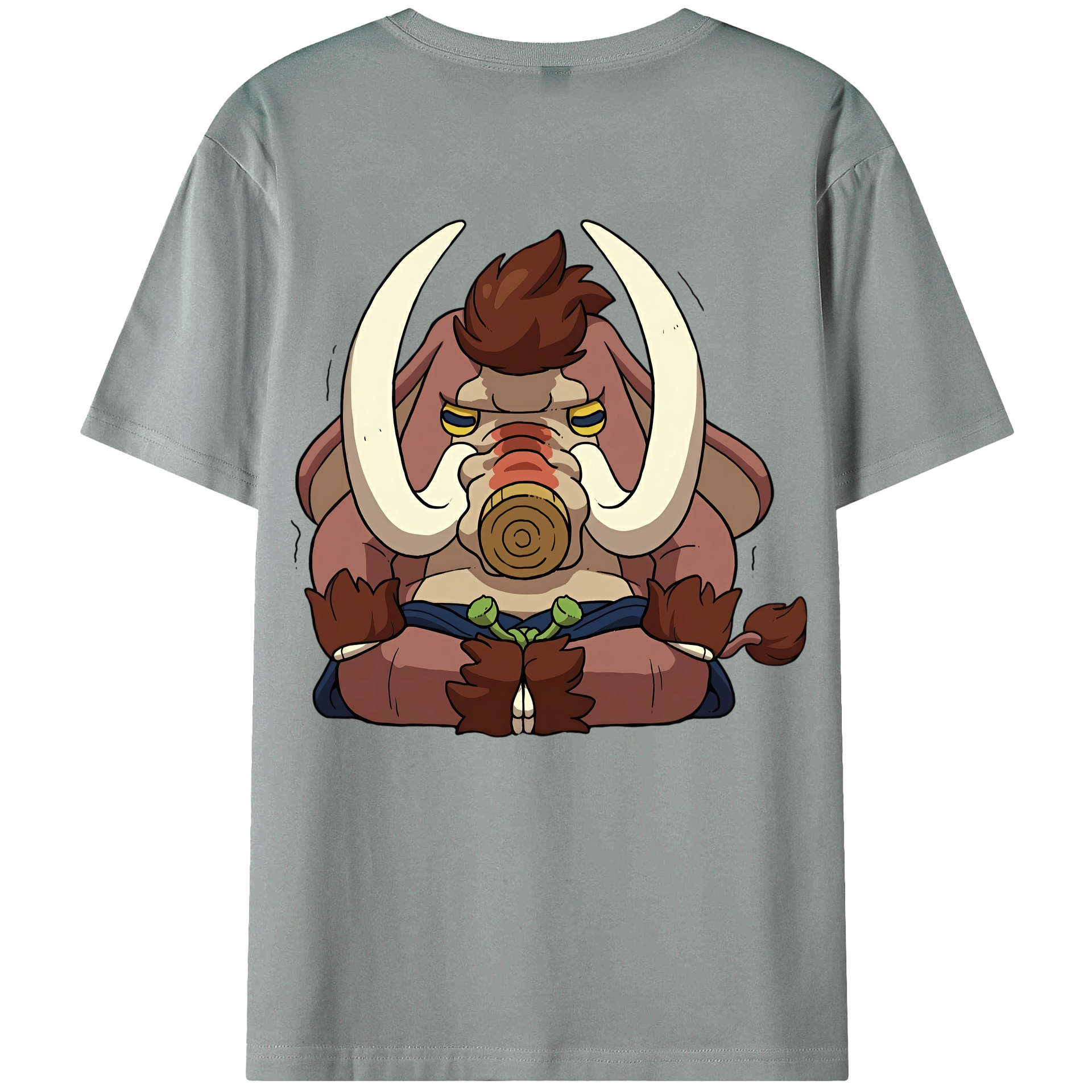 （画像用） 妖怪ウォッチ Yo-kai Watch 綿100％ メンズ半袖Tシャツ（バックプリント） 通気性